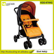 2015 China baby stroller manufacturer with adjustable footrest pushchair 360 Degree swivel wheels reversible seat direction